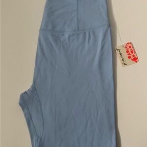 NWT - Free People Movement Womens Light Oxford Blue Leggings